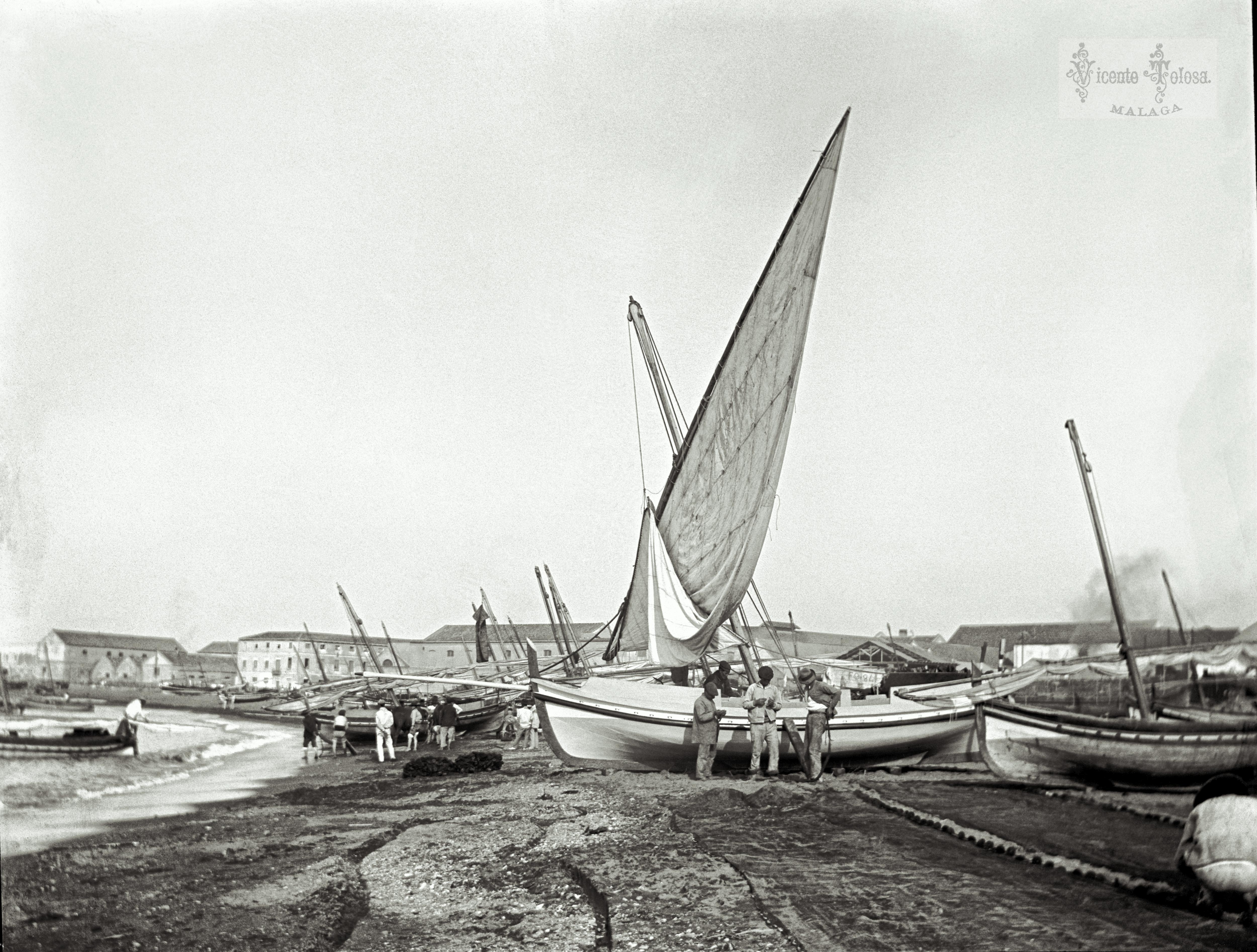 Playa de la Pescaderia.1903
