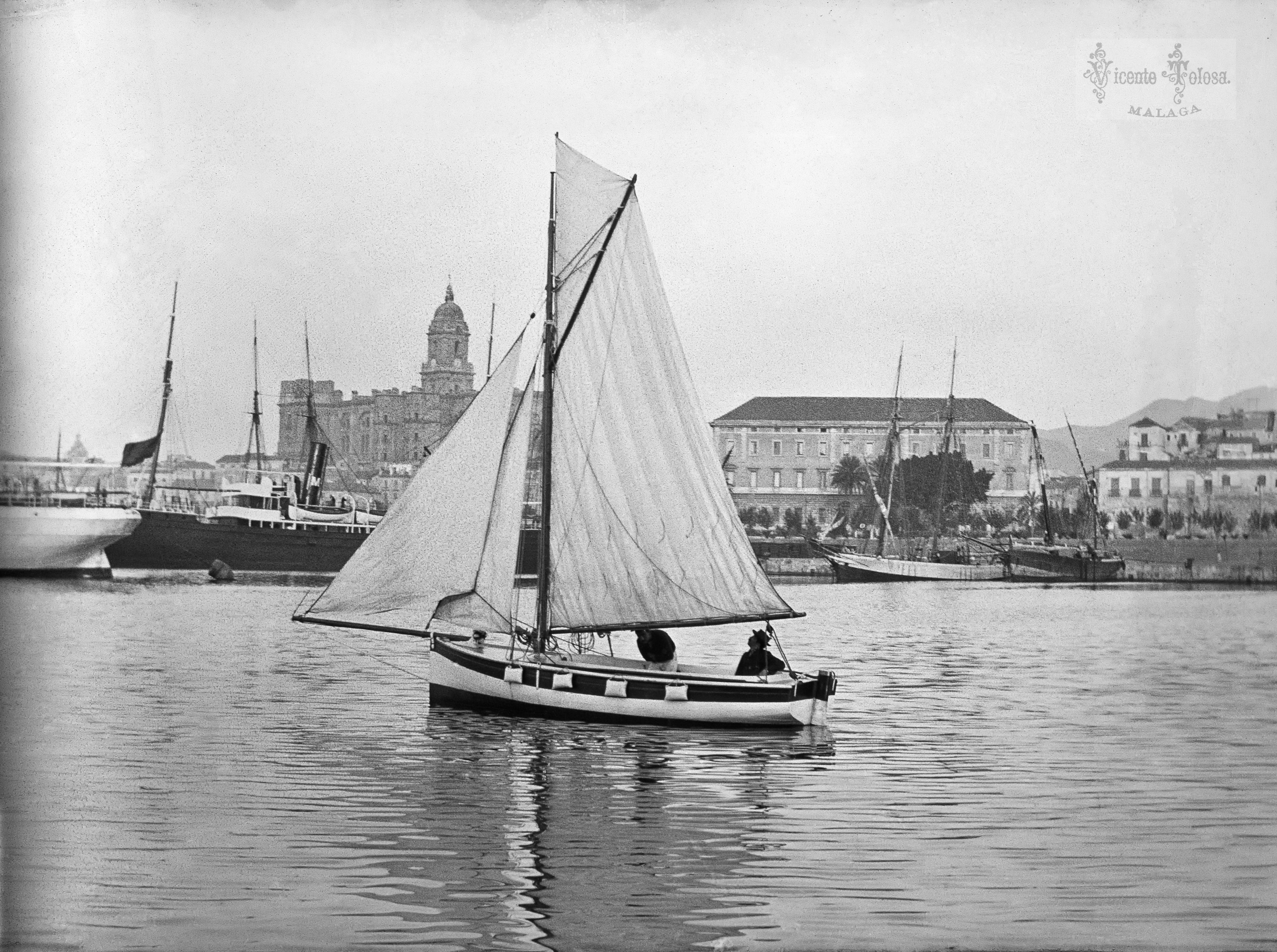 Malaga (negativo en vidrio 6,5 x 9 cm)