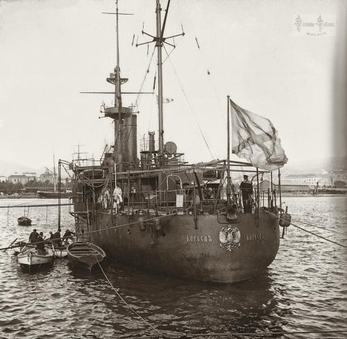 Malaga: Crucero ruso. 1908