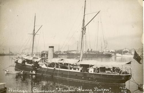 Malaga: Canonero "Martin A. Pinzon". 1909