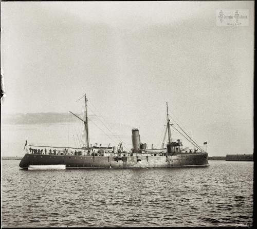 Malaga: Cañonero Laya. 14-1-1912