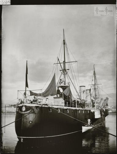 Malaga: Crucero "Rio de la Plata". 1903