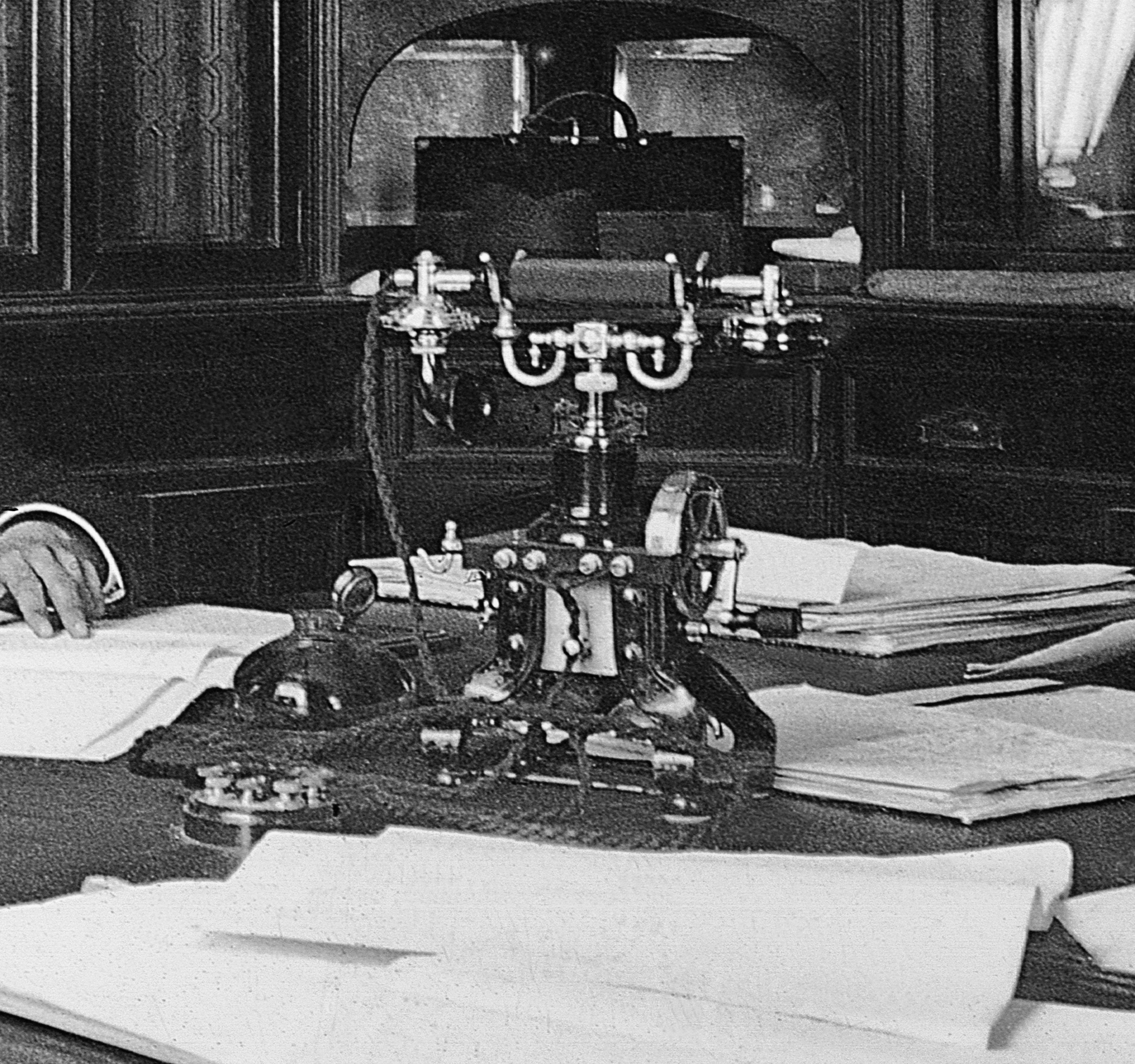 Malaga. 1908 (Detalle del teléfono de la foto anterior)