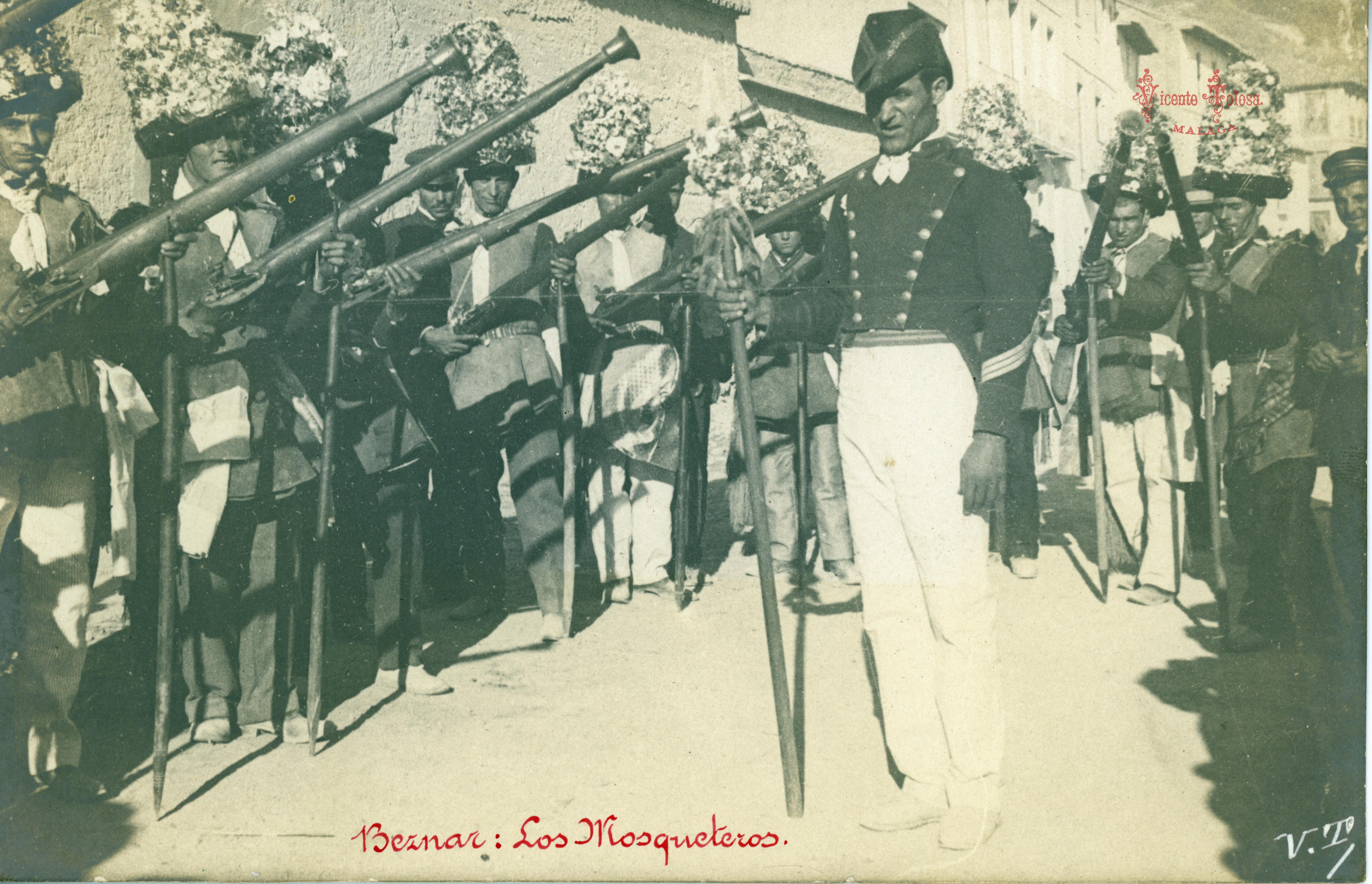 Beznar (Granada): Los mosqueteros. 1903