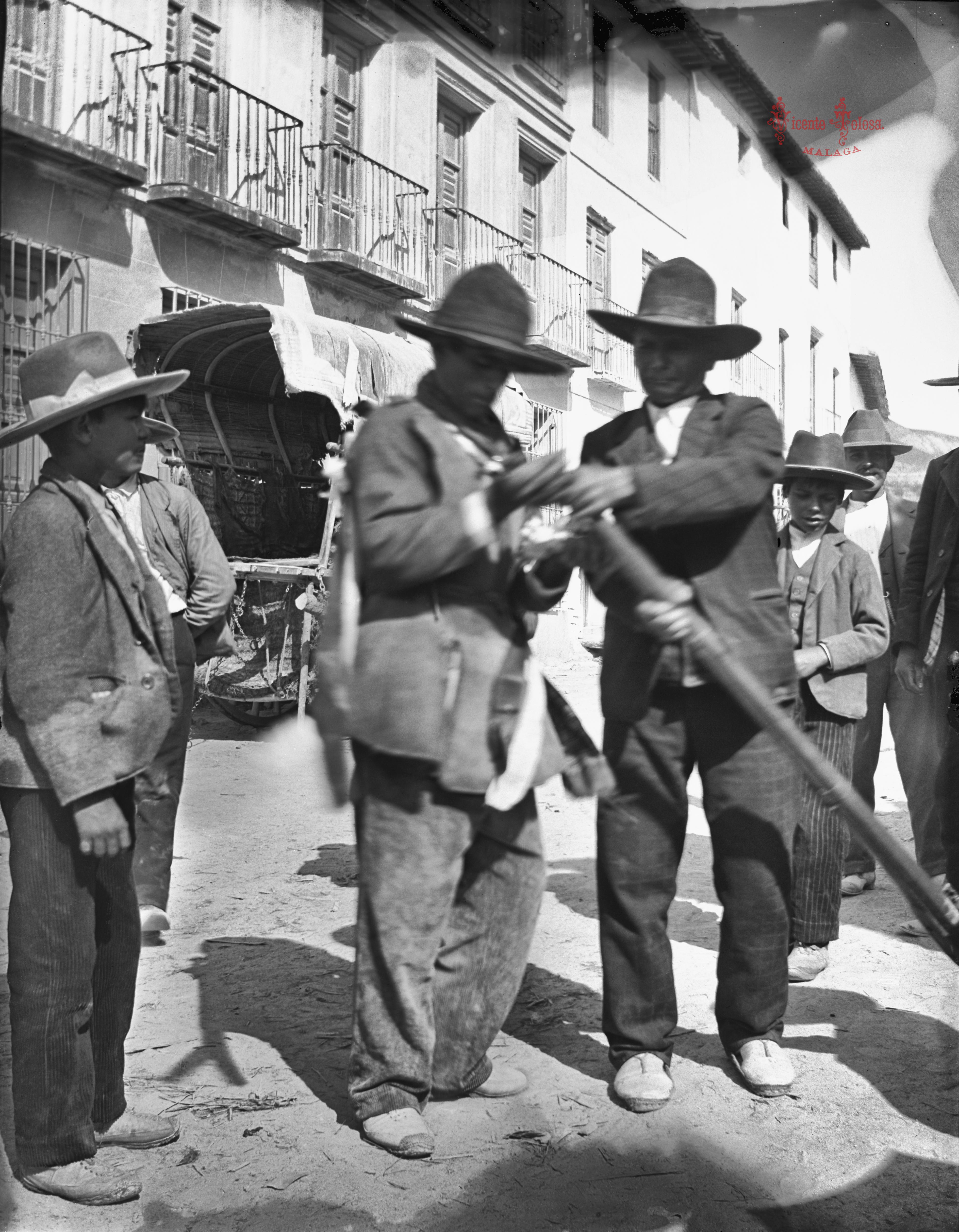 Lanjarón: 1905.  (negativo en vidrio)