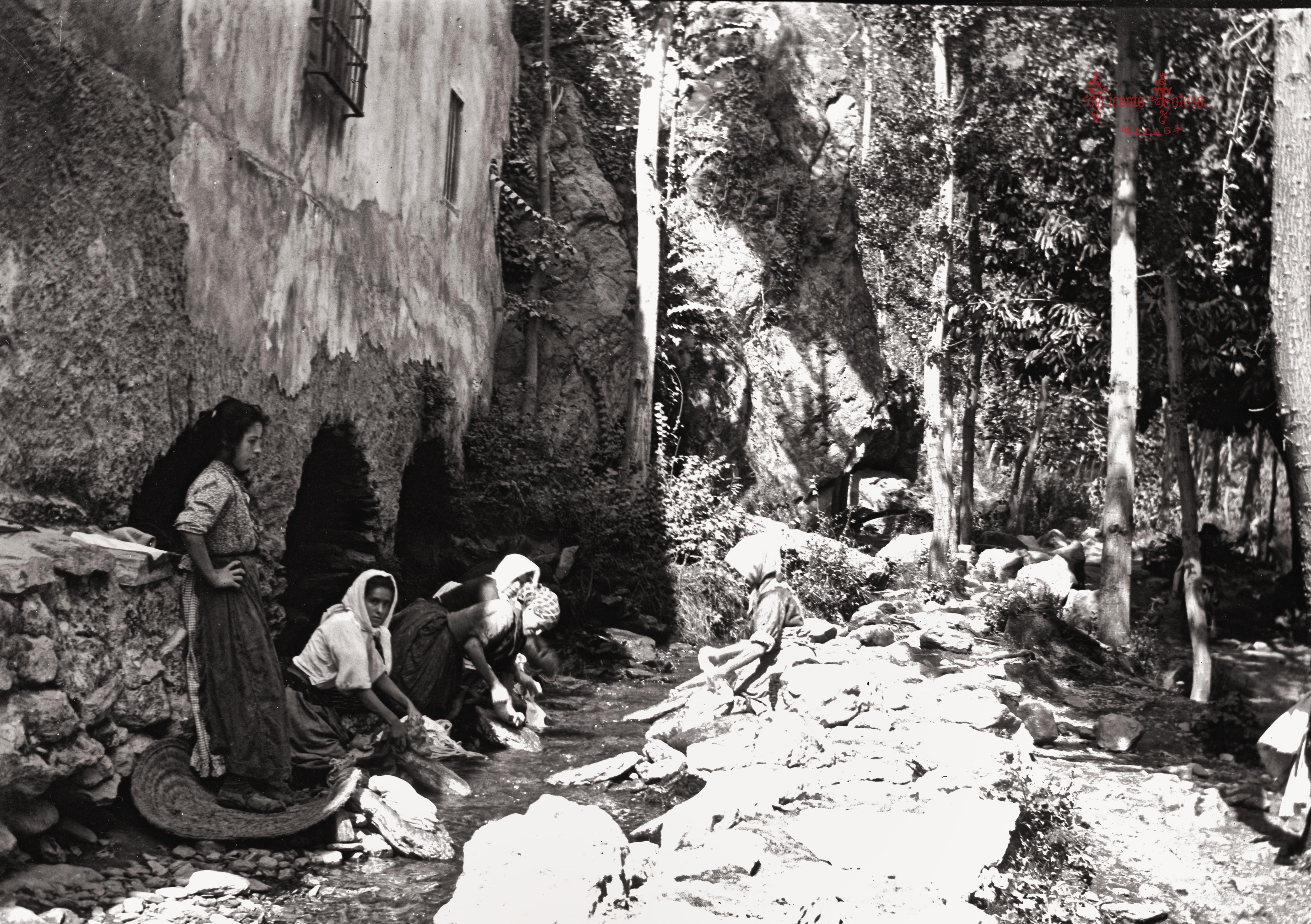 Lanjaron, 1905.  (negativo en vidrio)