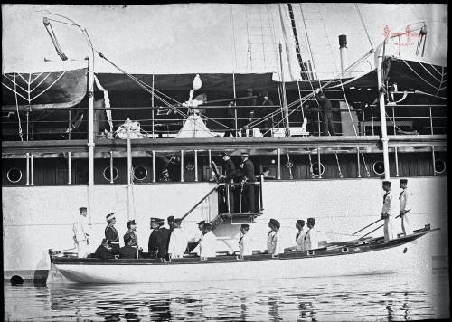 Malaga: Llegada del rey Alfonso XIII. 1904.