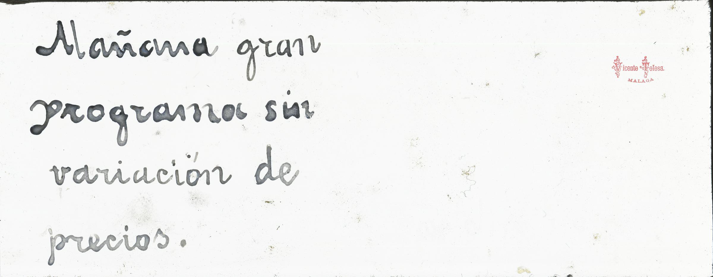 Mañana gran programa....