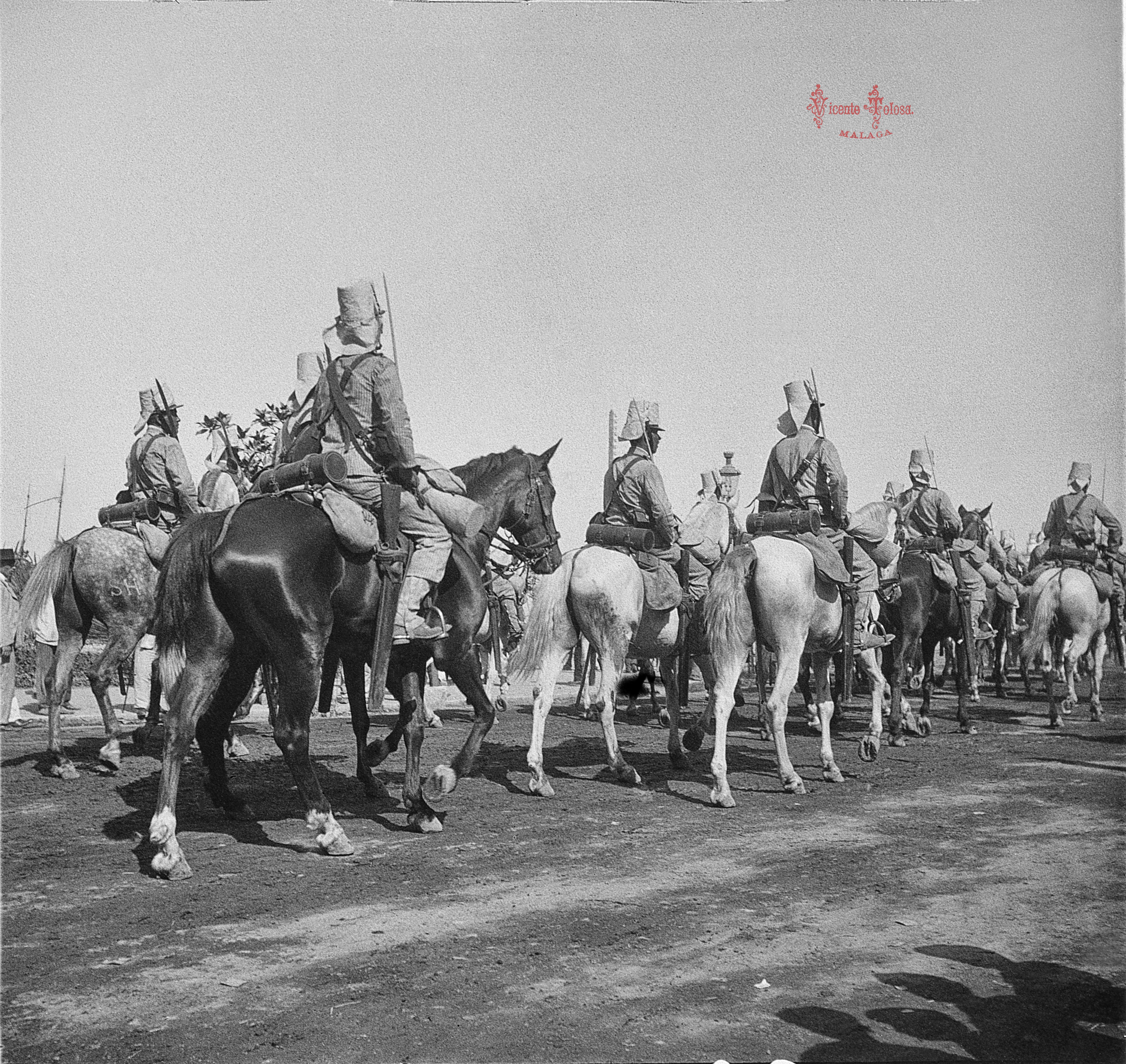 Malaga: Escuadrón de Maria Cristina. 1909