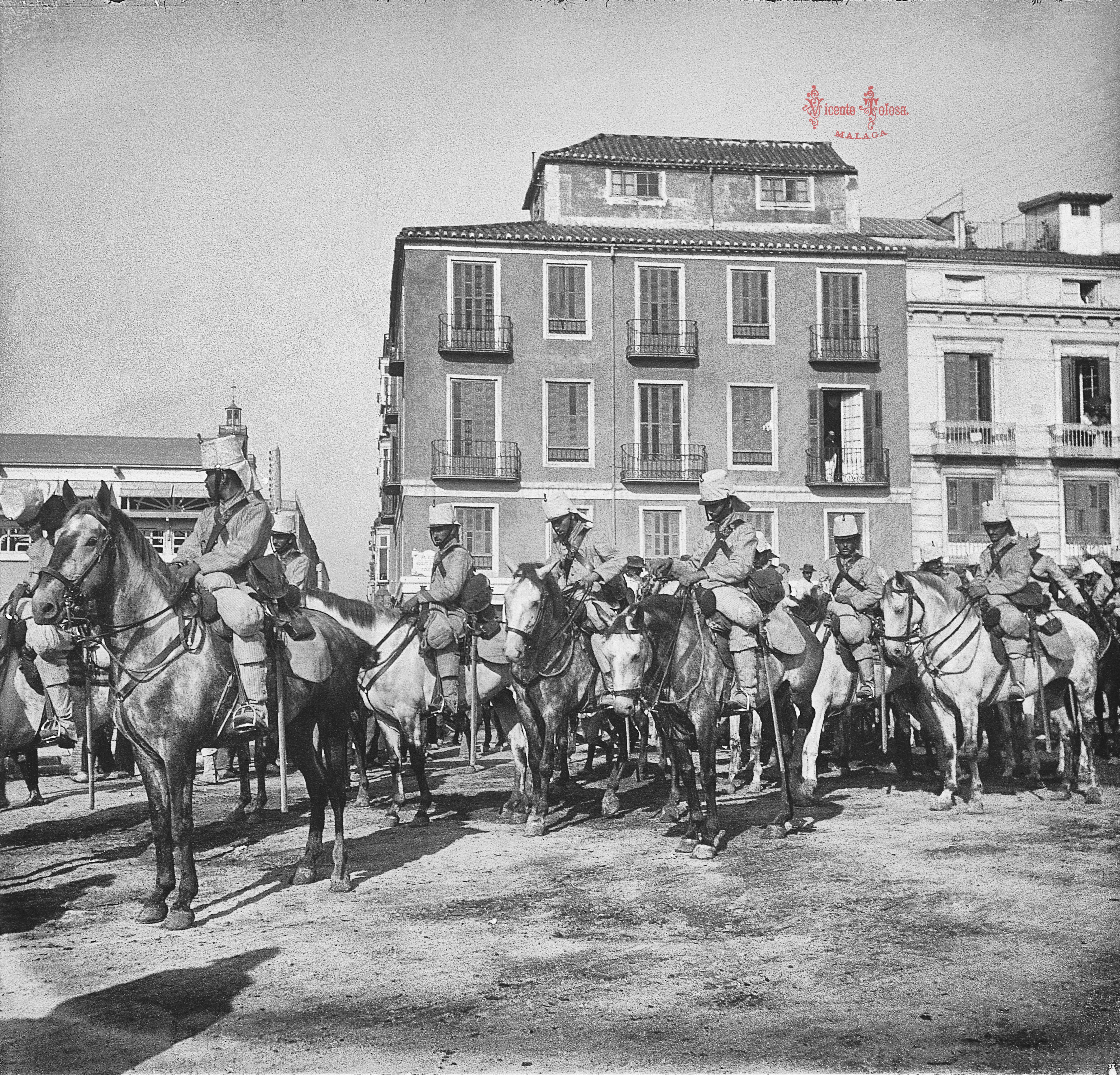 Malaga: Húsares de la Princesa. 1909