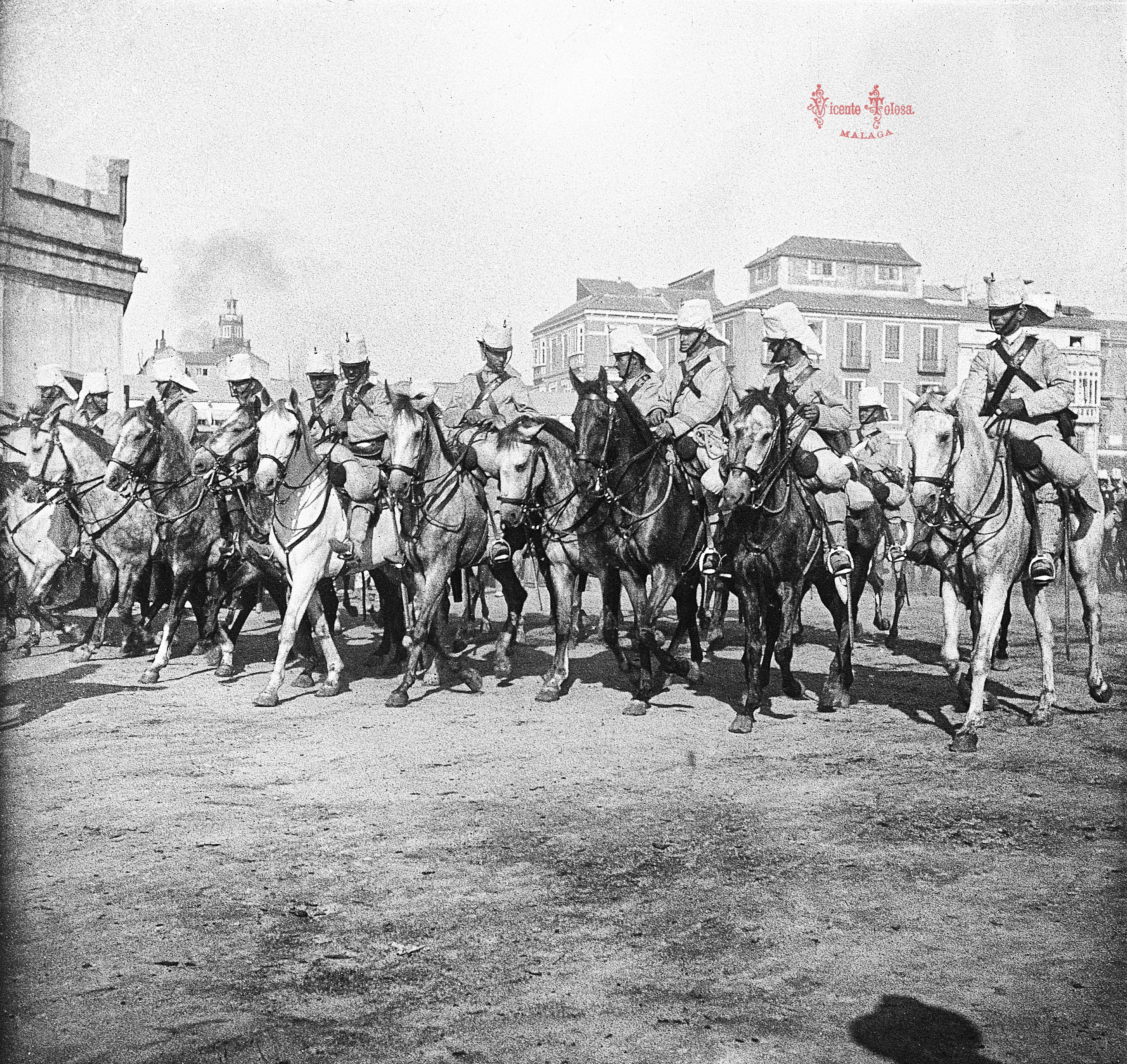 Malaga: Húsares de la Princesa. 1909