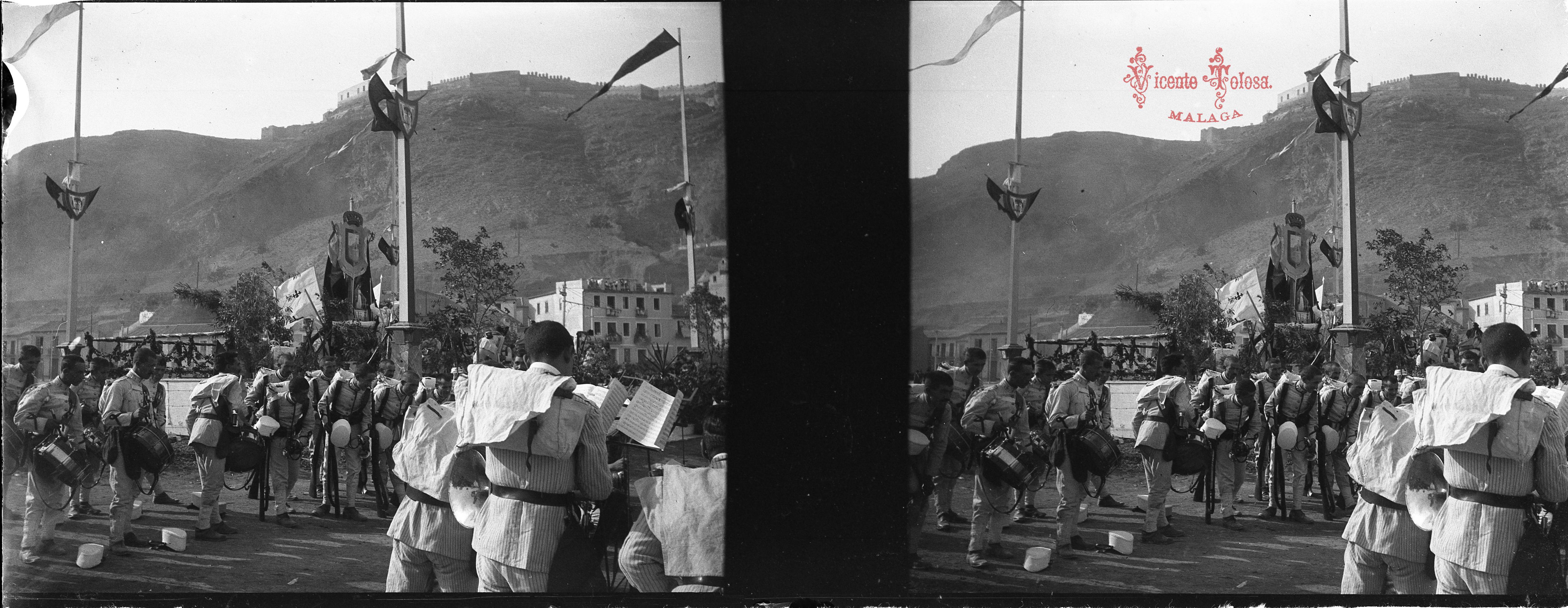 Malaga: Misa de campaña. 1912