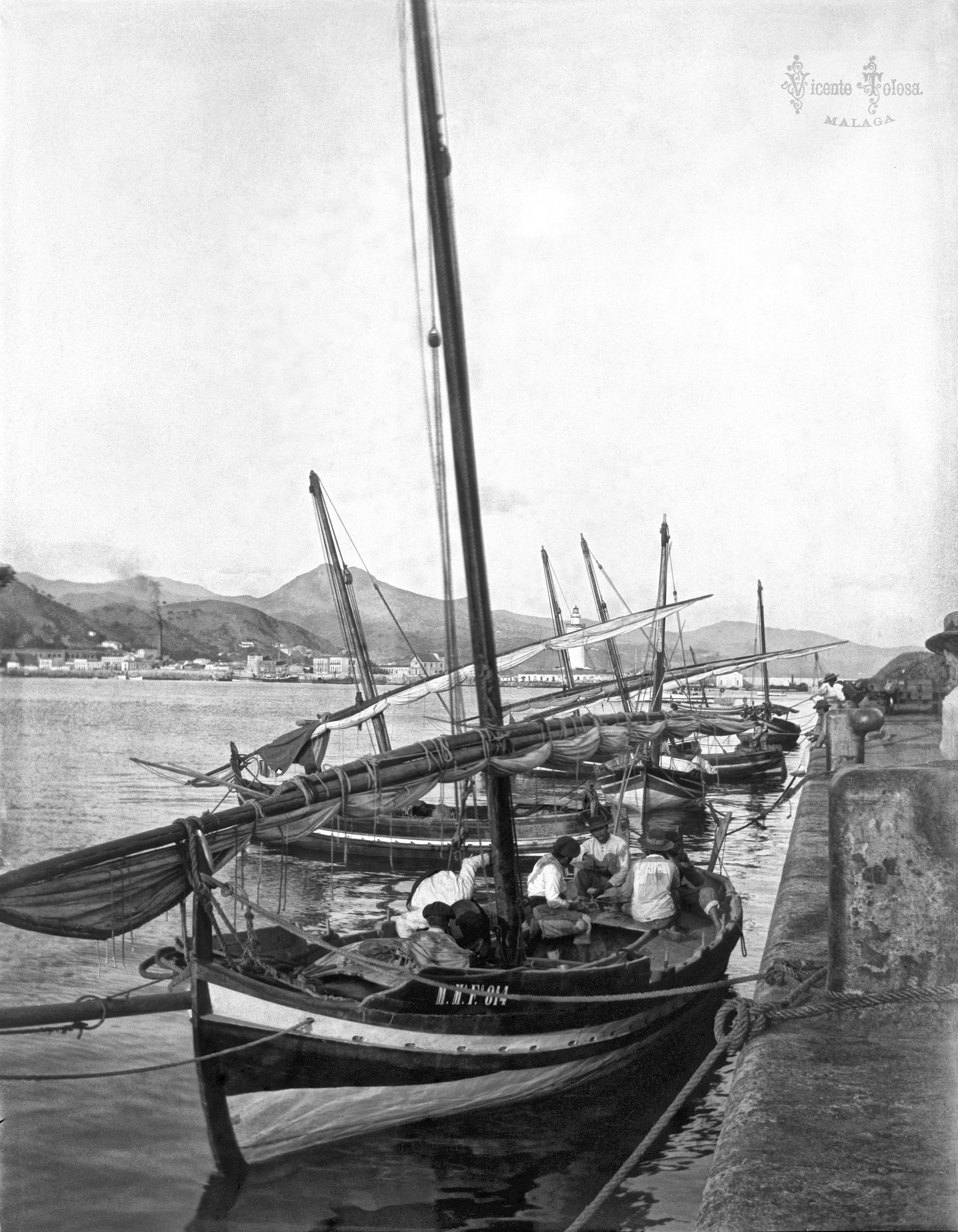 Málaga: 1903 (negativo en vidrio)