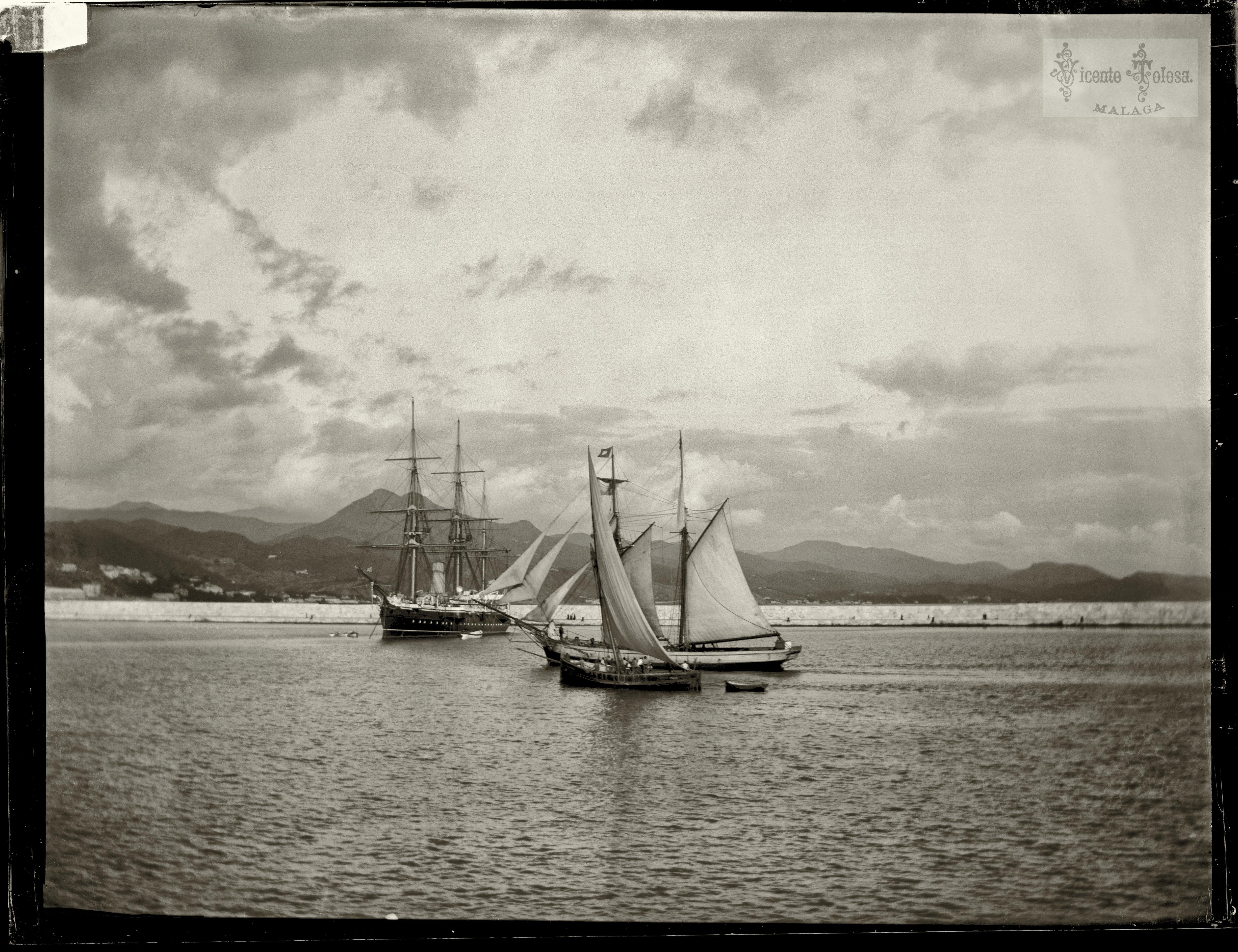 Málaga: 1903 (negativo en vidrio)