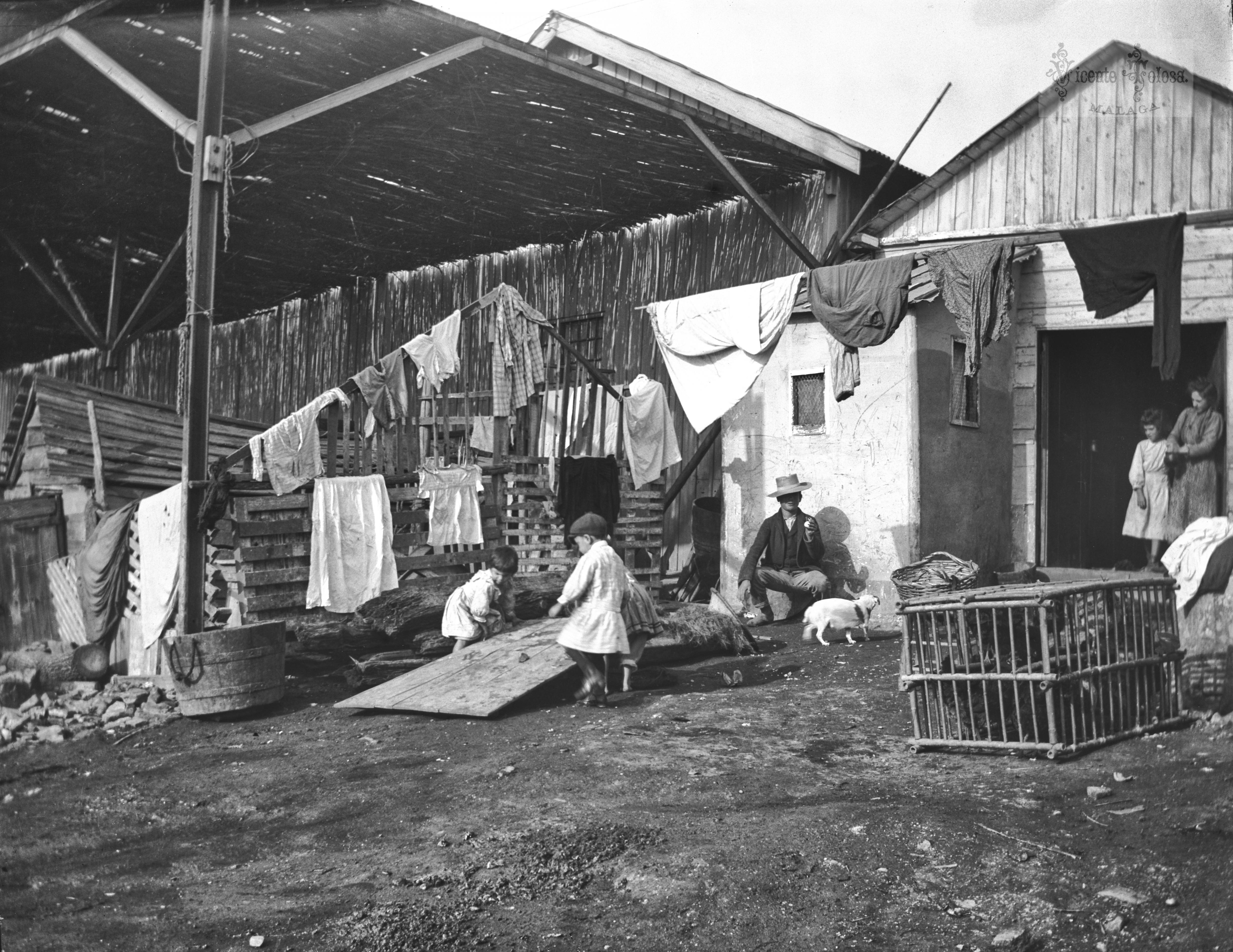 Malaga. Playa de la Pescaderia. 1903