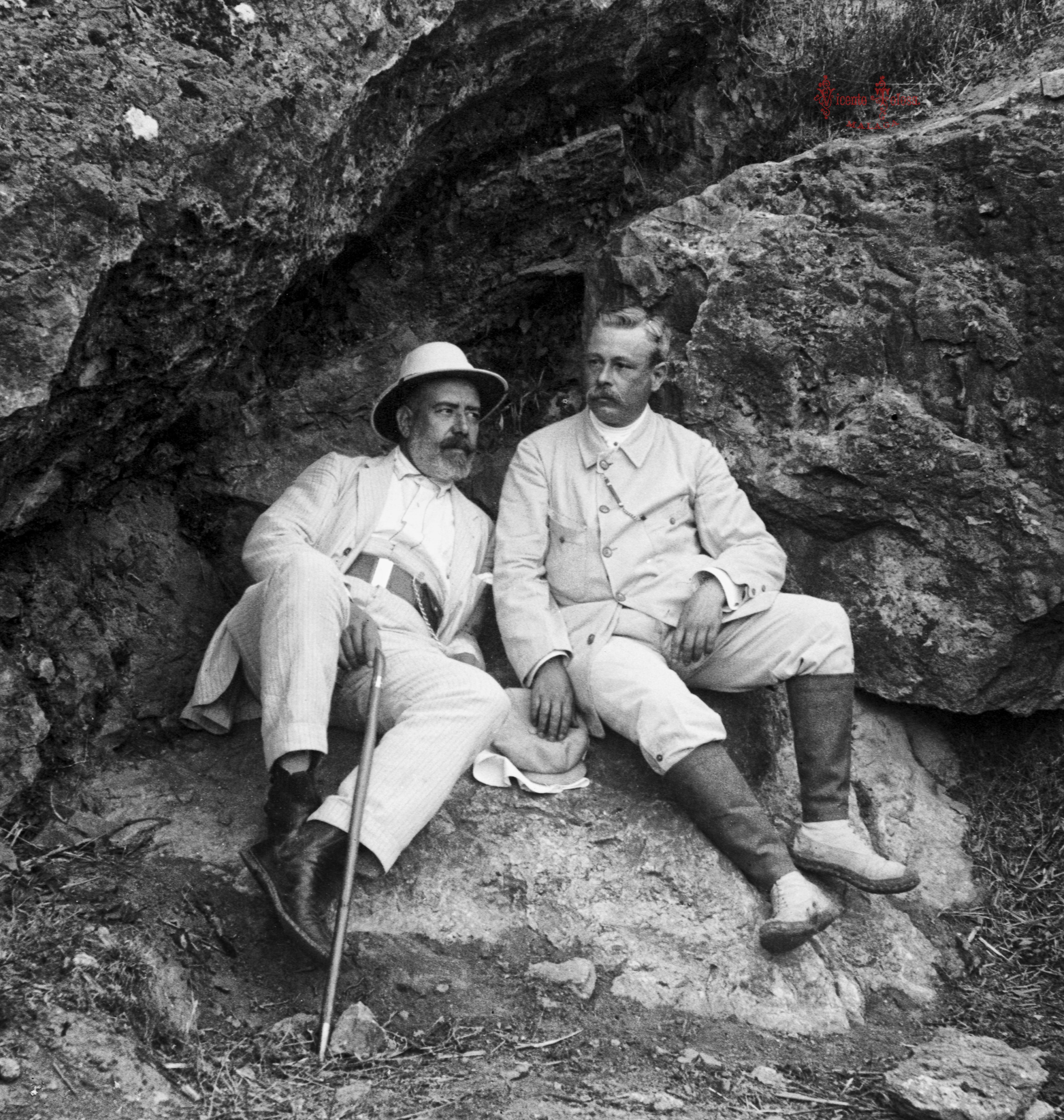 Lanjarón. Grupo de J. Navarro y V.T. 1-9-1911