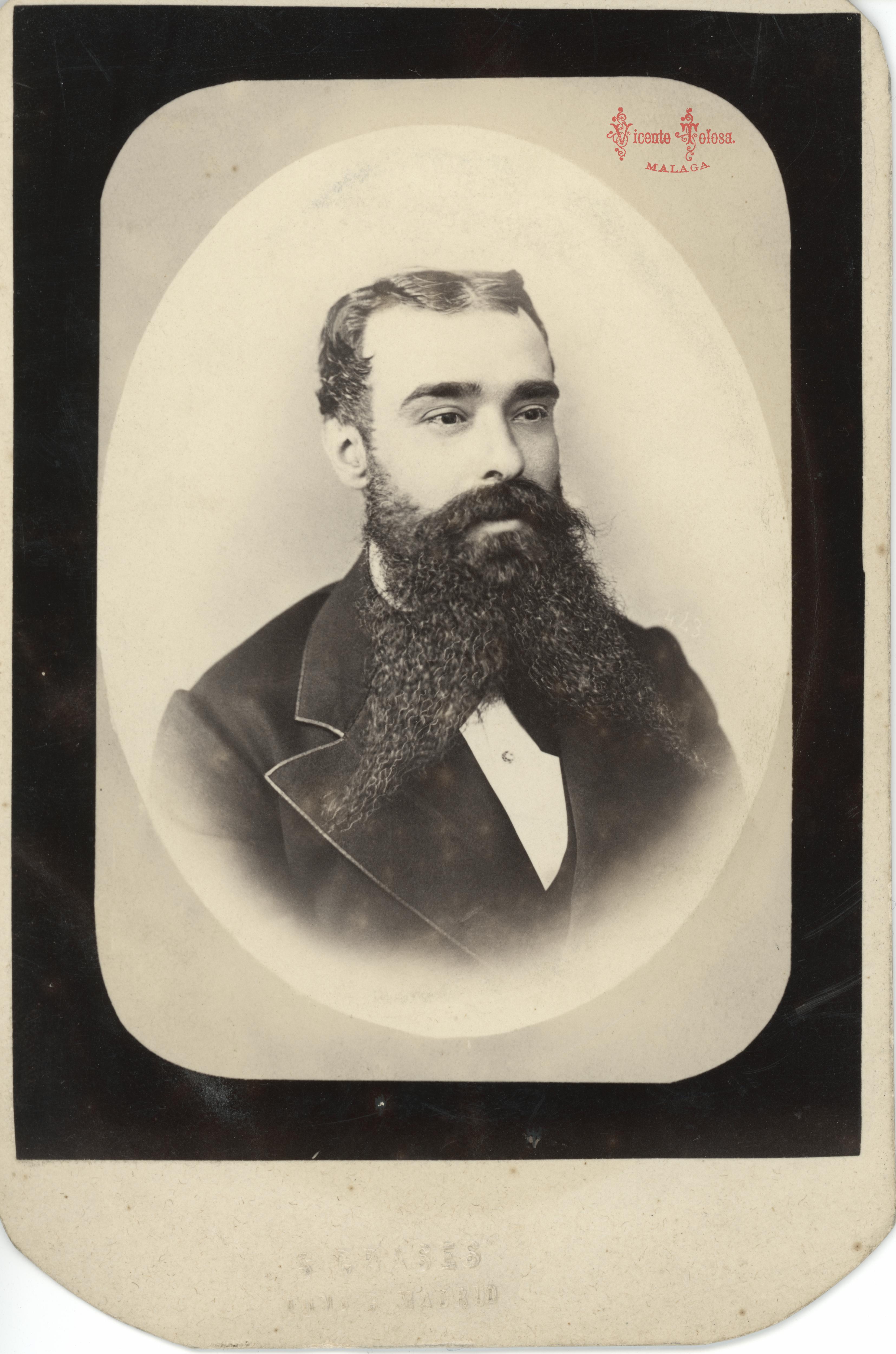 Antonio Sánchez Totosau. Bisabuelo, padre de abuelo Antonio. (1882?).